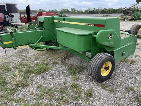 john deere 338 square baler